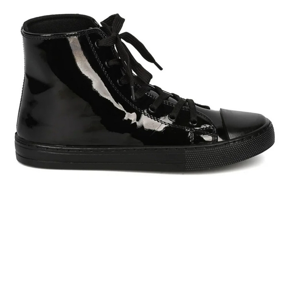 English Laundry Black High Top Sneakers - Picture 2 of 11